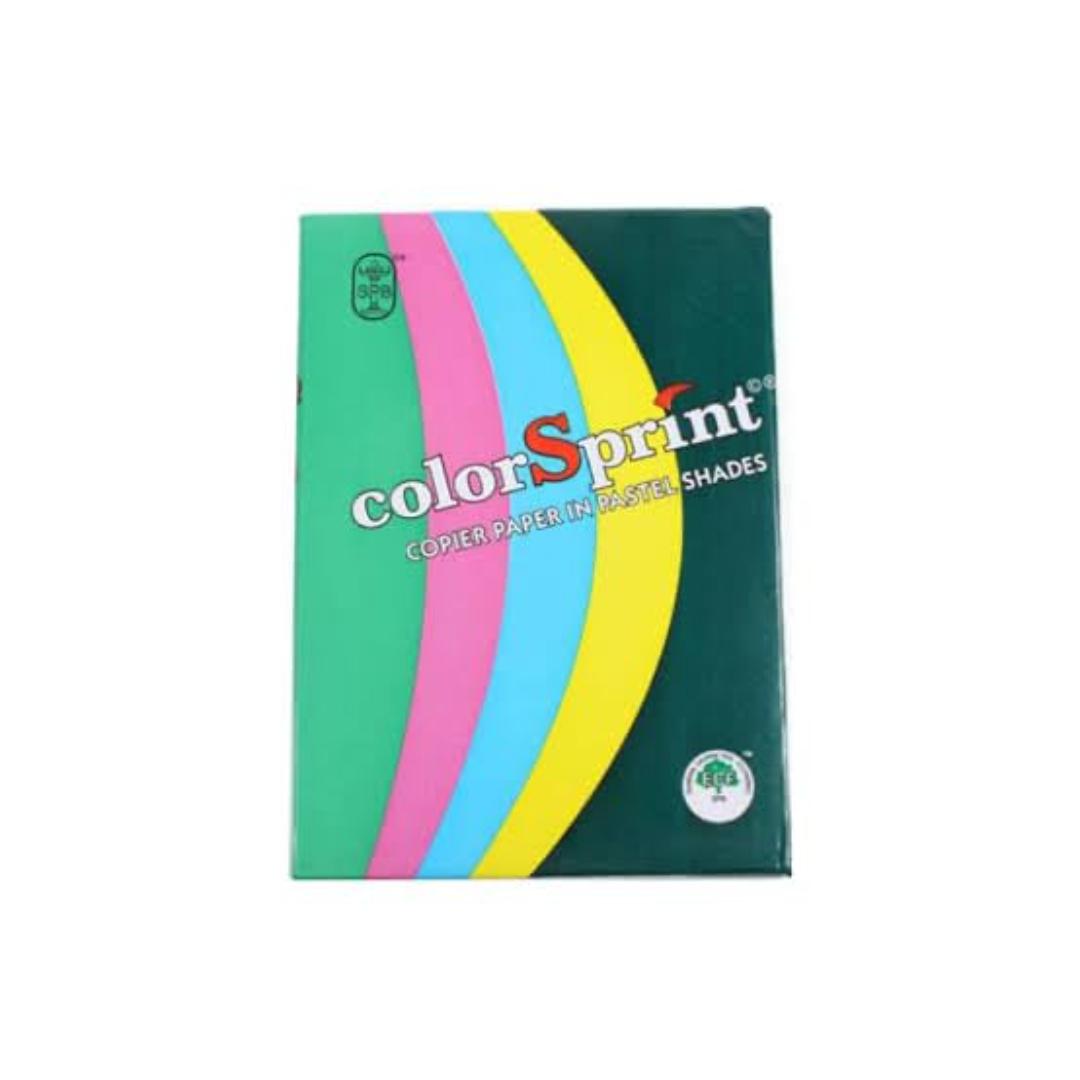 Sprint A4 Yellow Copier Paper – 75 GSM, 500 Sheets (1 Pack)