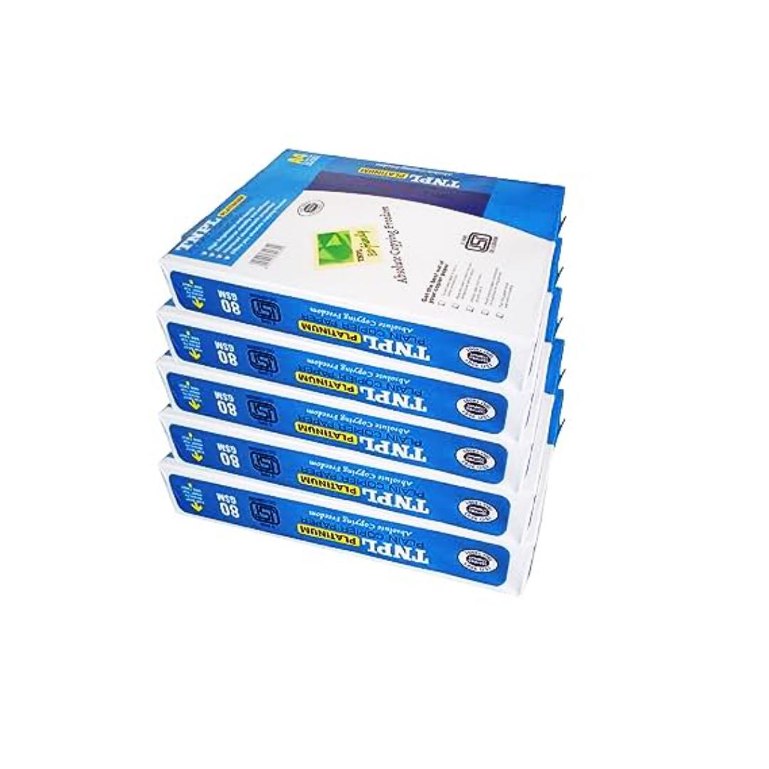 TNPL | Copier Platinum FS 70 GSM | 500 Sheets, 1 Ream