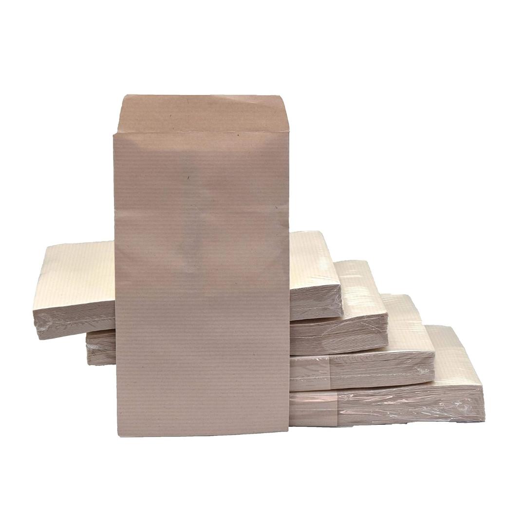 Cubic Brown Envelope | 7" × 4" Kraft Mailing Envelope for Office Use(Pack of 50)