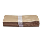 Cubic Brown Cheque Envelopes | 10.5" × 4.5" Kraft Mailing Covers (Pack of 200)