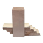 Cubic Brown Cheque Envelopes | 10.5" × 4.5" Kraft Mailing Covers (Pack of 200)