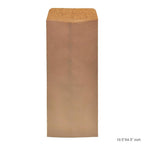 Cubic Brown Cheque Envelopes | 10.5" × 4.5" Kraft Mailing Covers (Pack of 200)