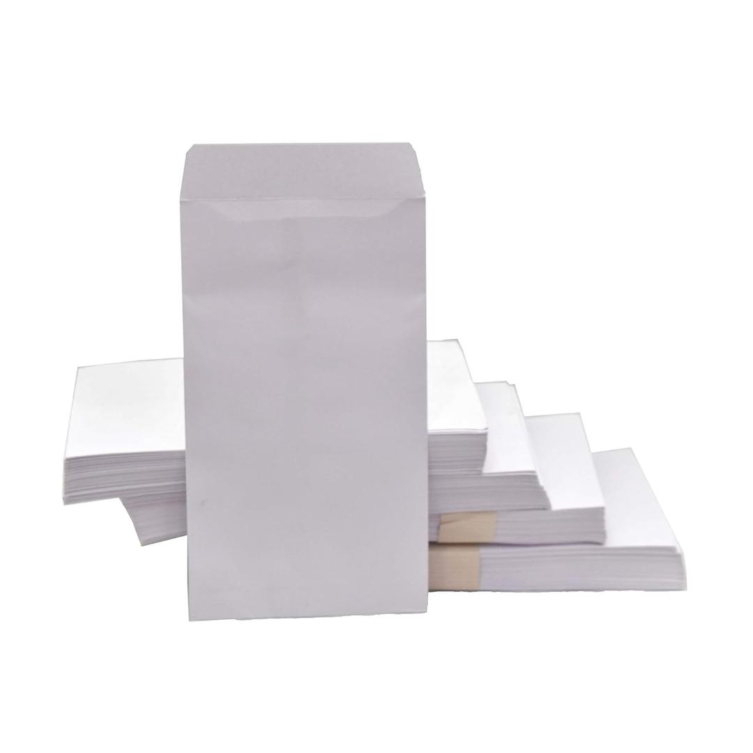 Cubic White Envelope | 11" × 5" Durable Office & Mailing Envelope(Pack of 50)
