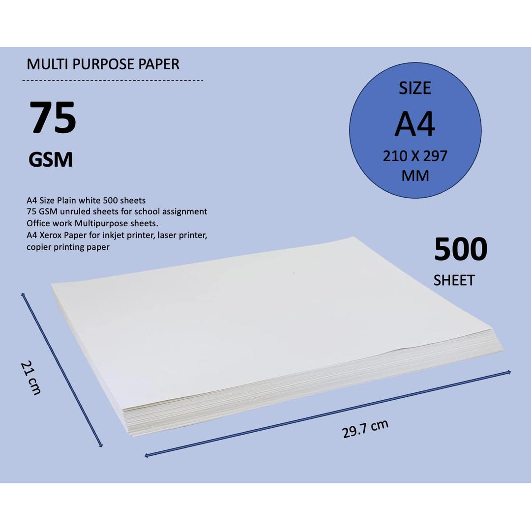 CUBIC A4 Copier Paper 75 GSM – 500 Sheets (1 Ream)