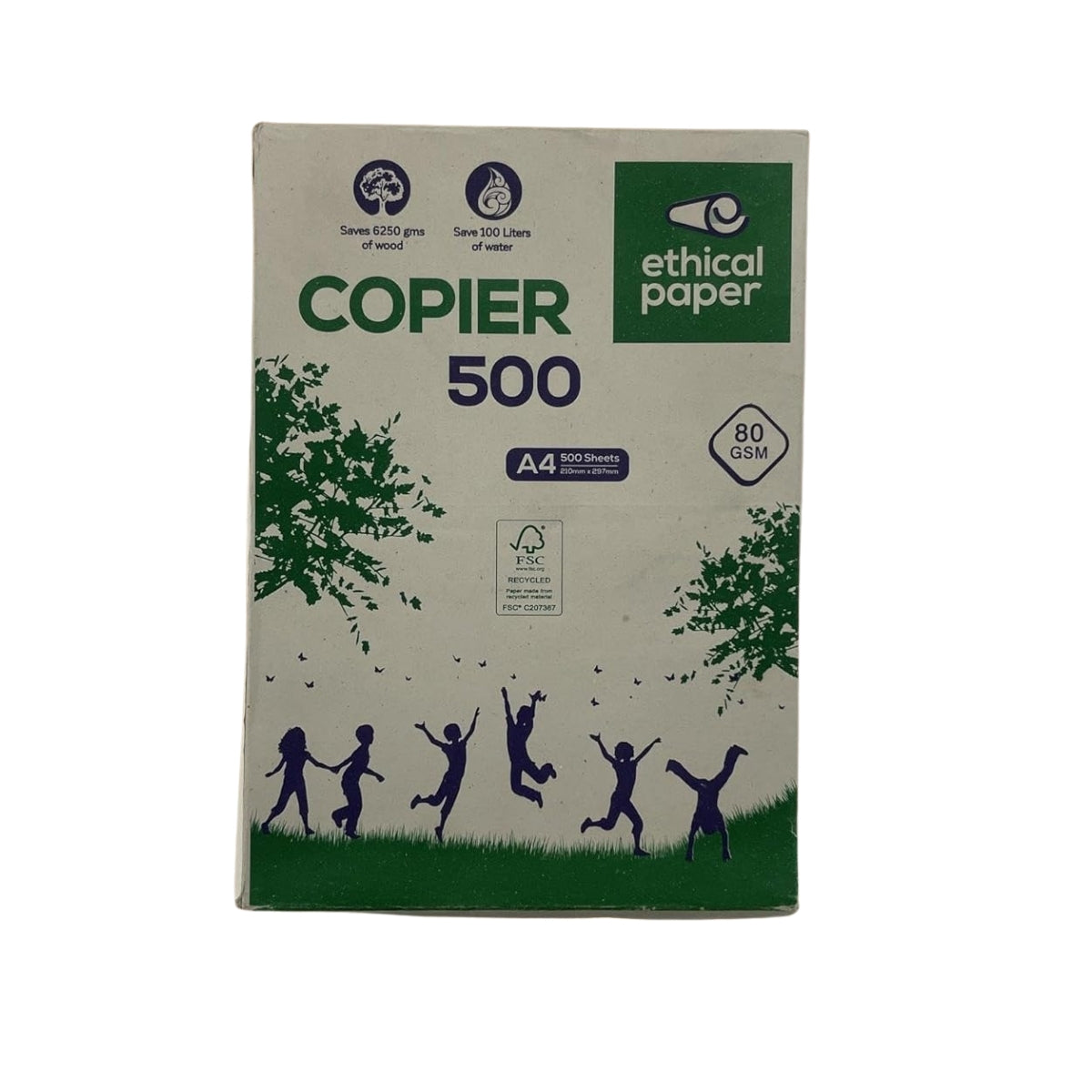 CUBIC Eco-Friendly A4 Copier Paper 80 GSM – Pack of 3