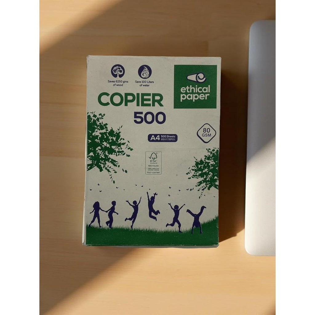 CUBIC Eco-Friendly A4 Copier Paper 80 GSM – Pack of 3