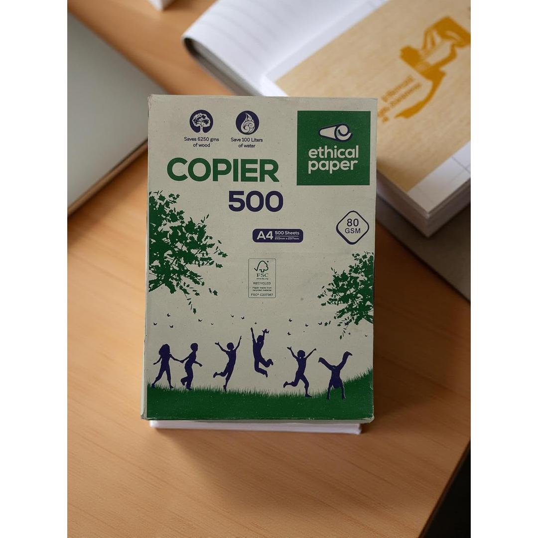 CUBIC Eco-Friendly A4 Copier Paper 80 GSM – Pack of 3