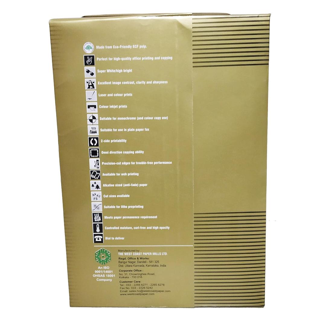 Copy Gold A4 Copier Paper 75 GSM – 500 Sheets (1 Ream, White)