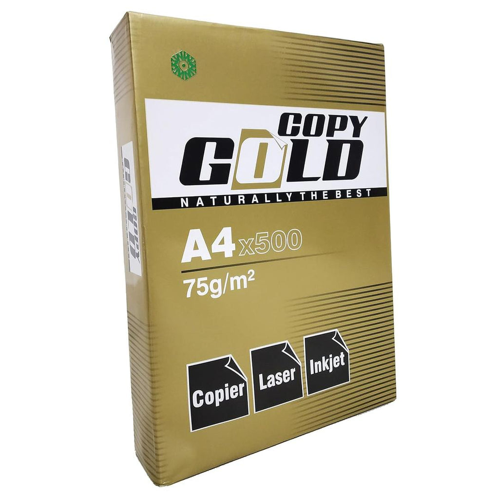 Copy Gold A4 Copier Paper 75 GSM – 500 Sheets (1 Ream, White)