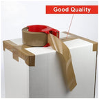 Cubic Brown Packing Tape 2" x 60m | Self-Adhesive Roll | Pack of 4