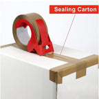 Cubic Brown Packing Tape 2" x 60m | Self-Adhesive Roll | Pack of 4