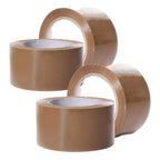 Cubic Brown Packing Tape 2" x 60m | Self-Adhesive Roll | Pack of 4
