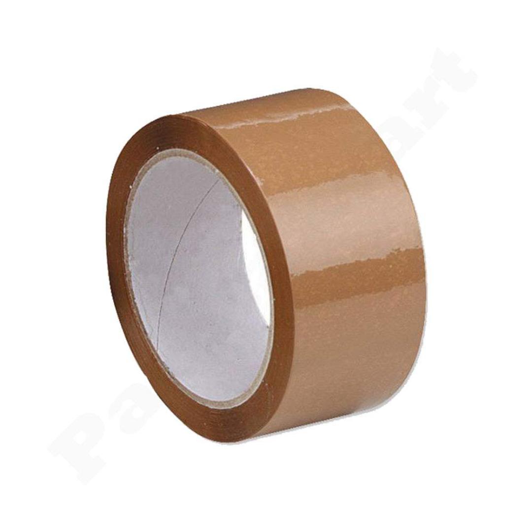 Brown BOPP Packing Tape 3 Inch x 60m | Heavy-Duty Tape | Pack of 2