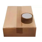 Brown Packing Tape 2" x 100m | Strong Adhesive Cello Tape | Pack of 6