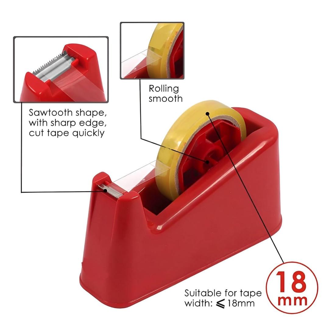Heavy Duty Tape Dispenser 1 Inch | Anti-Skid | Packing & Office Use