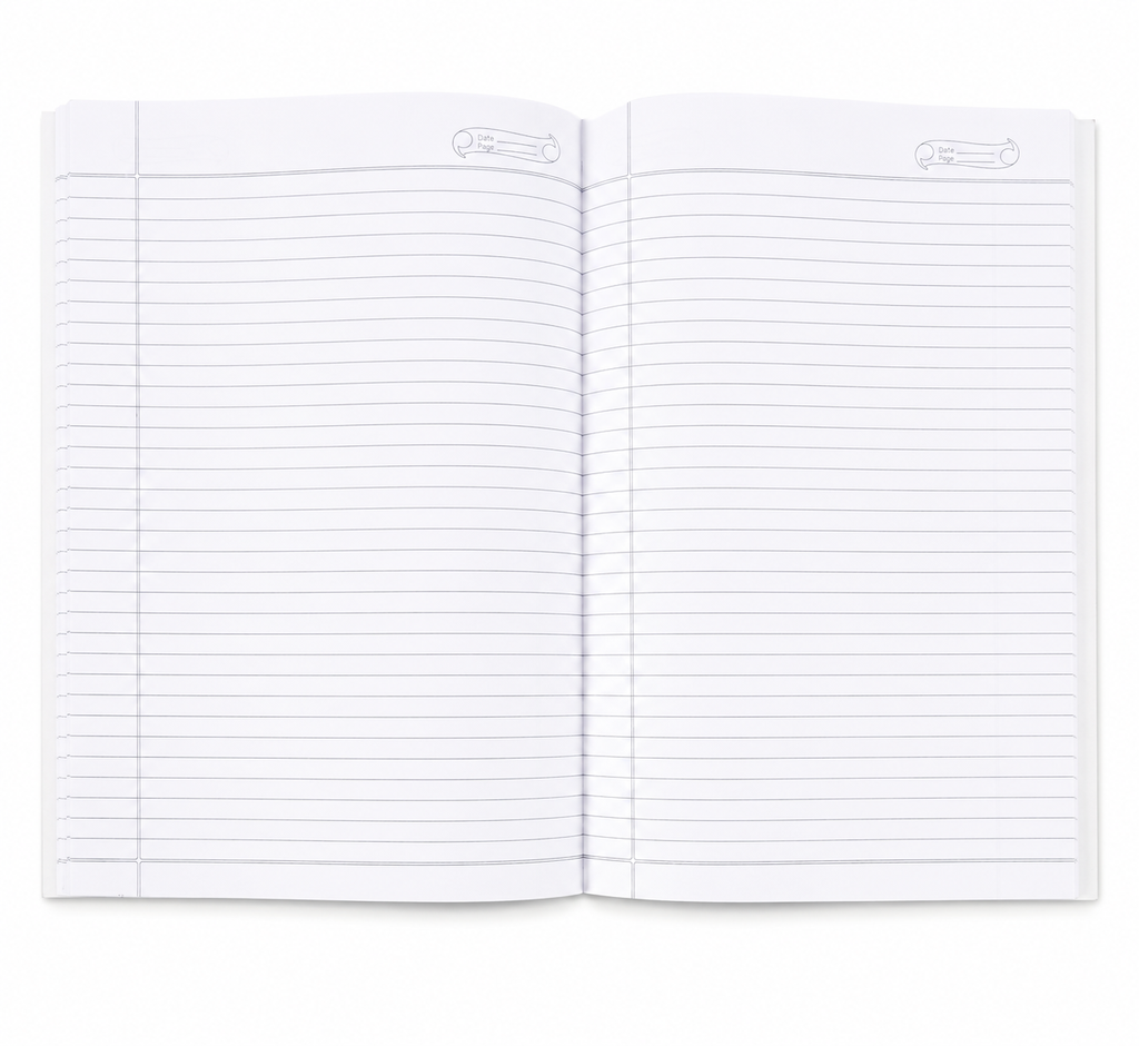 CUBIC| King Size| Soft Bound| Ruled| Multiple Pages
