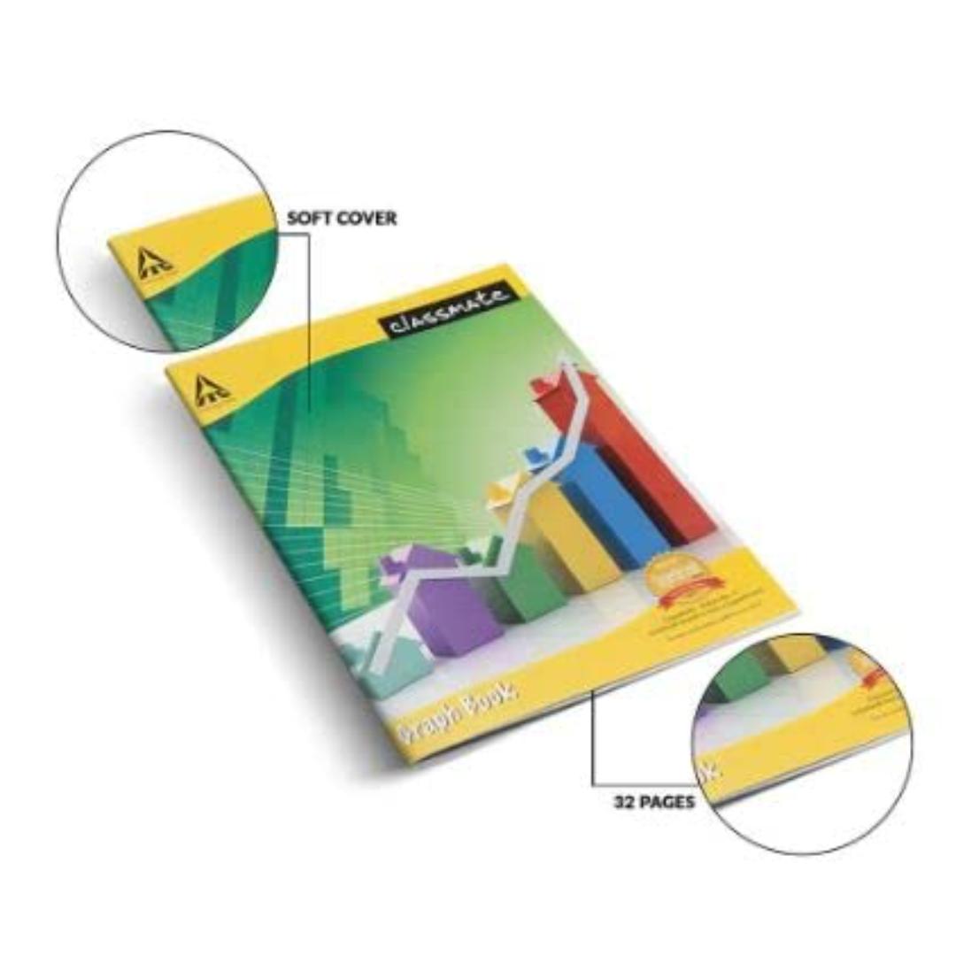 Graph Book | 28 x 22 cm | 32 Pages | Squared Ruling