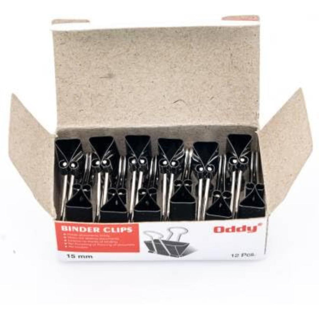 Oddy Binder Clips | 15mm | Set of 12 Dozen