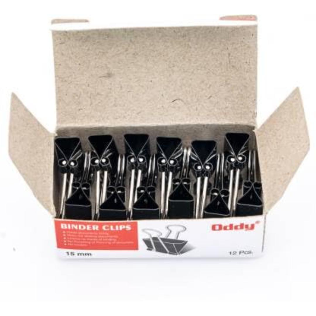 Oddy Binder Clips | 15mm | Set of 12 Dozen