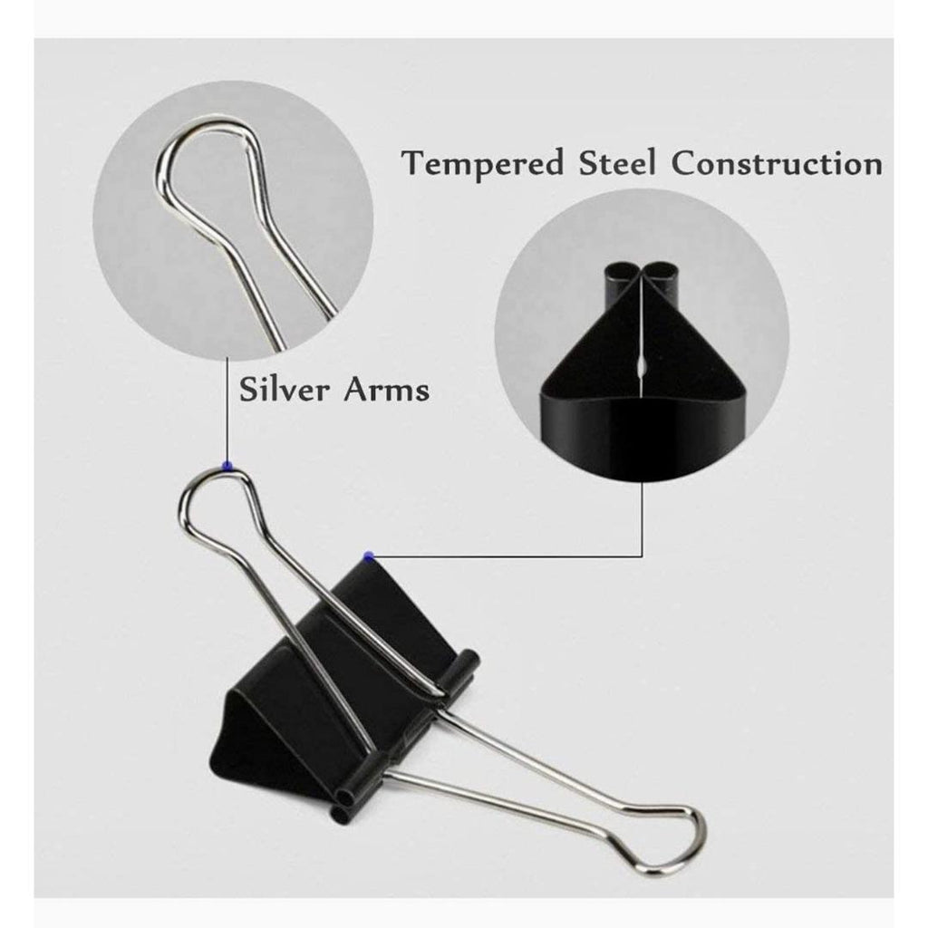 Oddy Binder Clips | 51mm | Nickel Plated | Pack of 12