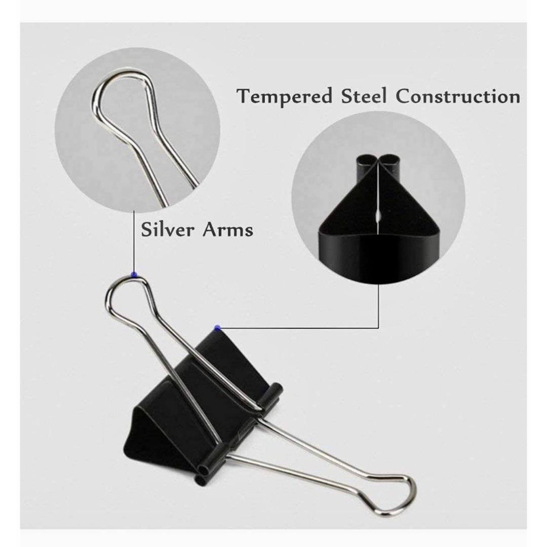 Oddy Binder Clips | 51mm | Nickel Plated | Pack of 12