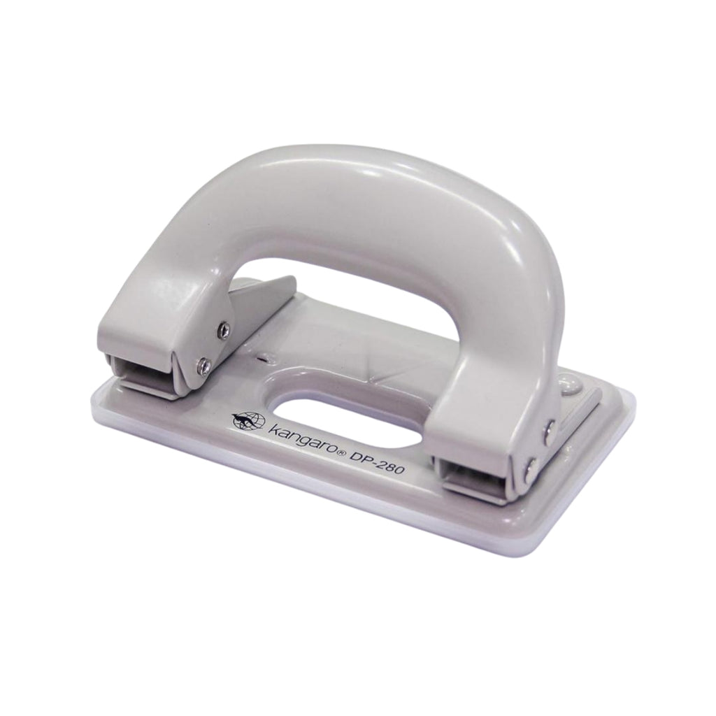 Kangaro DP-280 Mini 2-Hole Paper Punch | Metal Body | Pack of 1