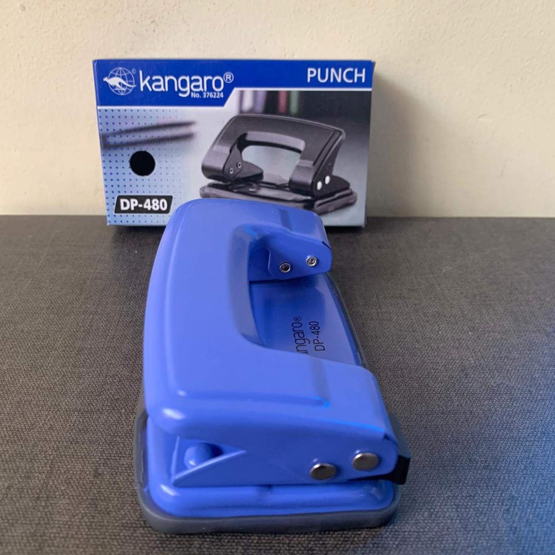 Kangaro DP-480 Heavy Duty 2-Hole Paper Punch | 12 Sheets | Pack of 1