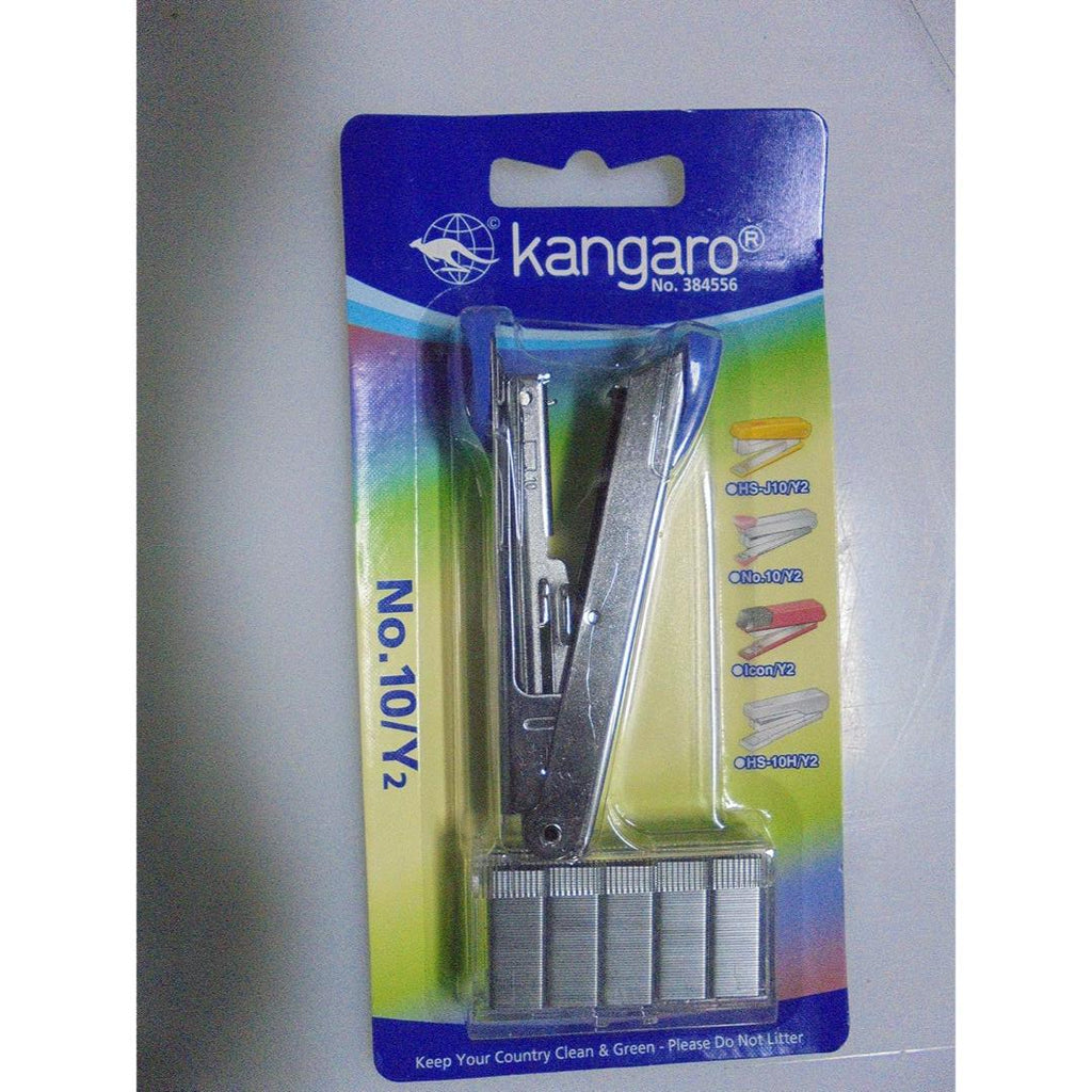Kangaro No.10 Y2 Stapler Pack | Compact Metal Stapler with Staple Pins