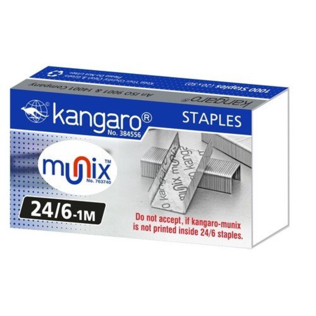 Kangaro 24/6 Staple Pins | Strong Steel Wire