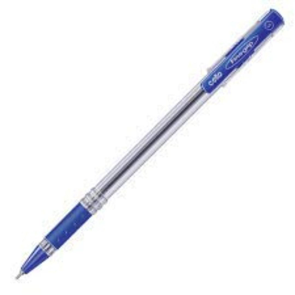 Cello | FineGrip Ball Pen Blue | Set of 20