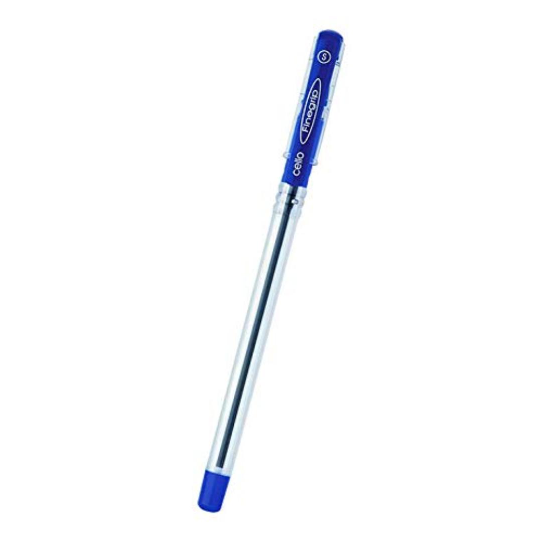 Cello | FineGrip Ball Pen Blue | Set of 20