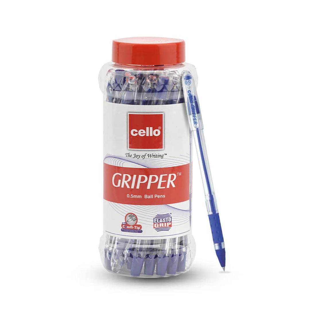 Cello | Gripper Ball Pen Blue | Pack of 25