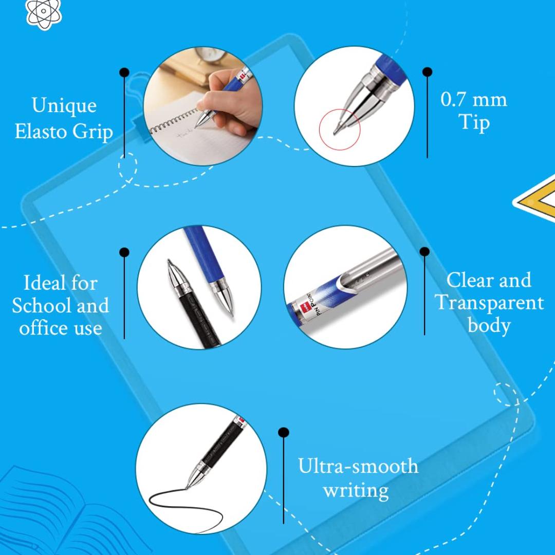 Cello | Pinpoint Ball Pen Blue | Pack of 10