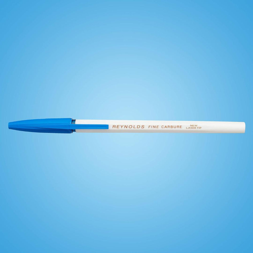 Reynolds 045 Fine Carbure Ball Pens | Blue Ink | Smooth Writing | Pack of 10