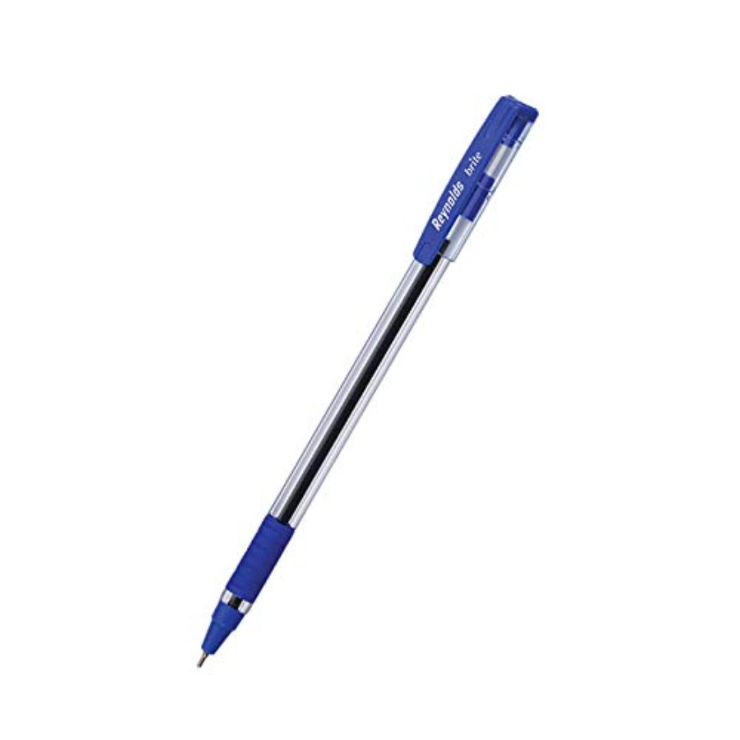 Reynolds Brite 0.7mm Ball Pens | Blue Ink | Smooth Writing | Pack of 40