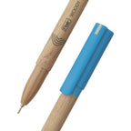 Flair Woody Ball Pens | Blue Ink | 0.7mm Smooth Writing | Box Pack of 10