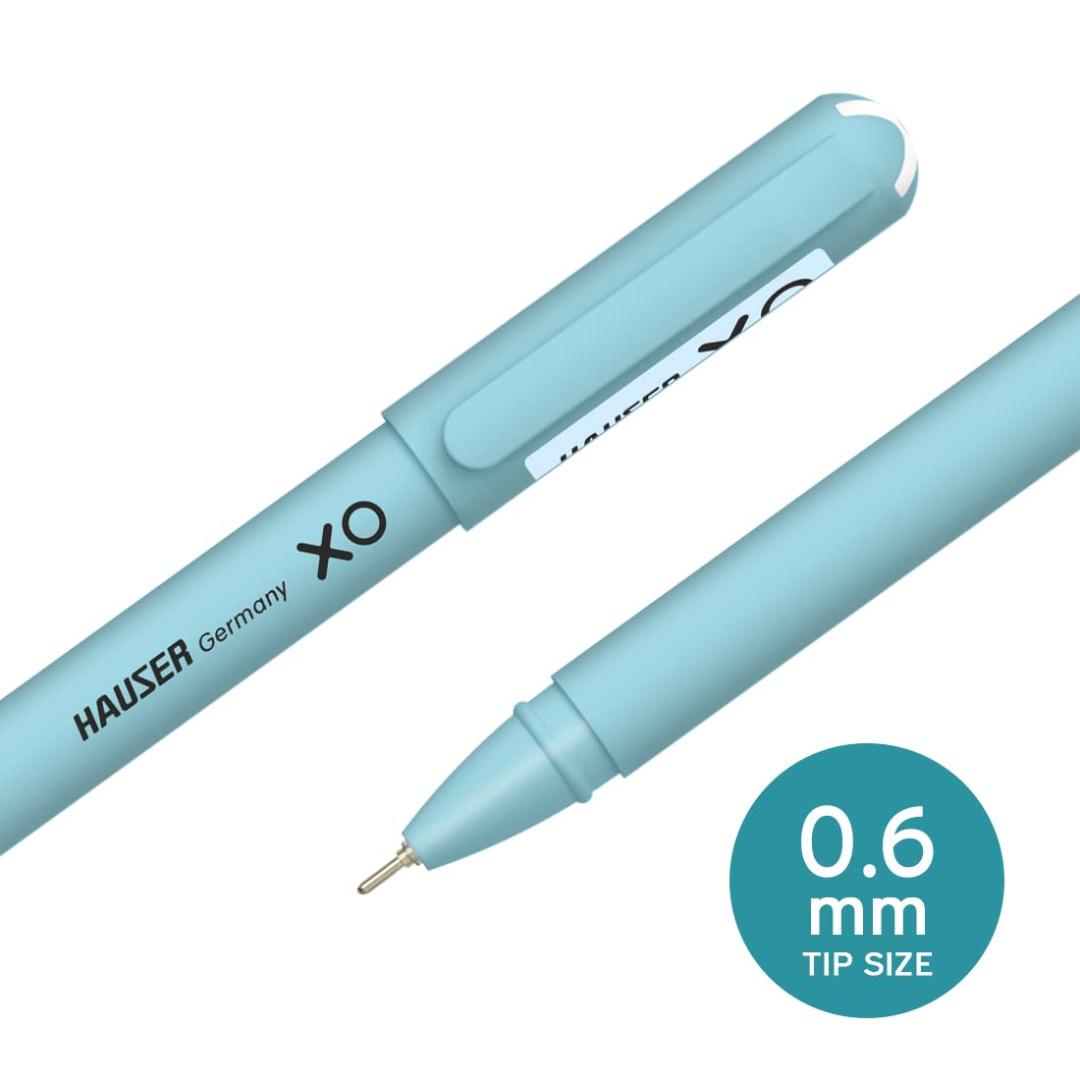 Hauser XO Ball Pens | Blue, Black & Red Ink | Smooth Writing | Pack of 50