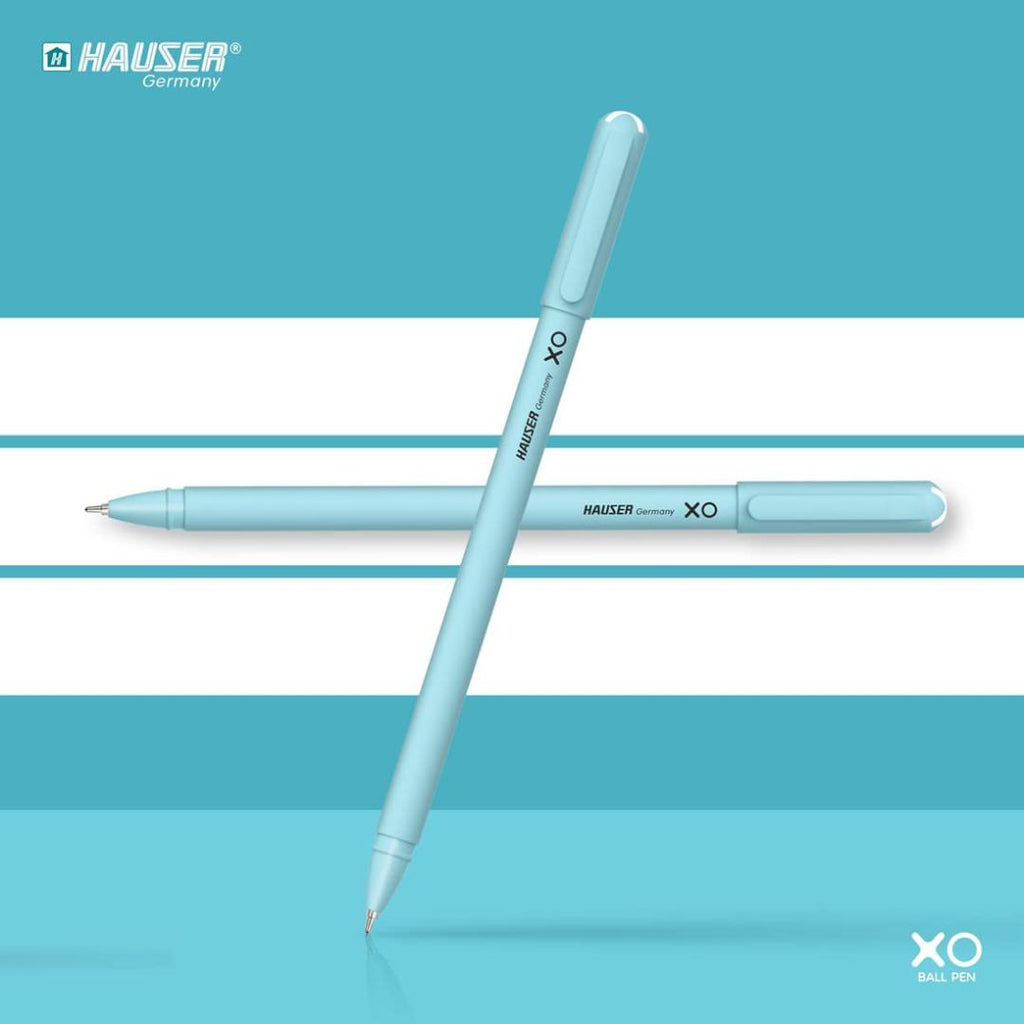 Hauser XO Ball Pens | Blue, Black & Red Ink | Smooth Writing | Pack of 50