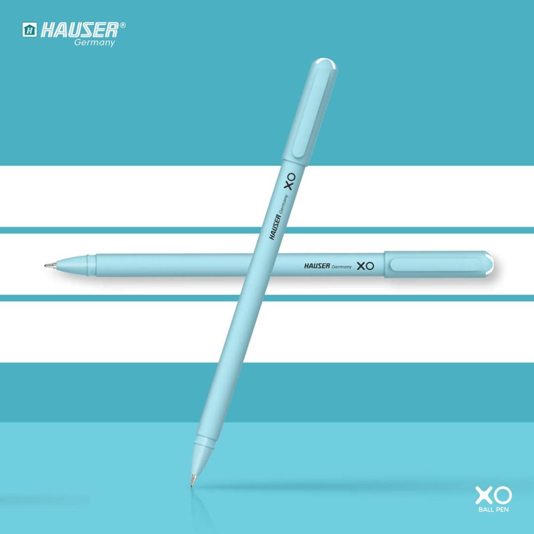 Hauser XO Ball Pens | Blue, Black & Red Ink | Smooth Writing | Pack of 50