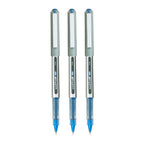 Uni-Ball Eye UB157 Roller Ball Pens | 0.7mm Fine Tip | Blue Ink | Pack of 3