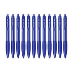 Uni-Ball Click Gel XSGR7 Pens | Blue Ink | Smooth Writing | Pack of 12