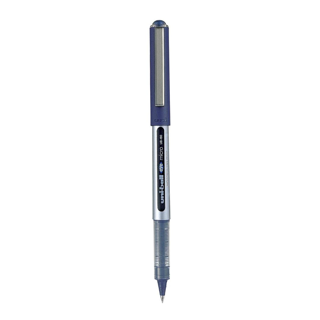 Uni-Ball Eye UB150 Roller Ball Pens | Micro Tip | Blue Ink | Pack of 3