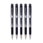 Uni-Ball Gel Impact UM-153S Pens  | Black Ink | Smooth Writing | Pack of 5