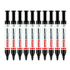 Luxor 1223 White Board Markers | Refillable Black Ink | Bullet Tip | Box of 10