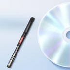 Luxor 1236 CD/DVD/OHP Fine Markers | Black Ink | Smudge-Free | Box of 10