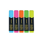 Luxor 886 N Highlighters | Multicolor | Smooth Fluorescent Ink | Set of 5
