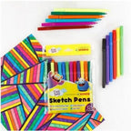 Kores Sketch Pens | 12 Shades Multicolor (Pack of 5 Sets, 60 Pens)