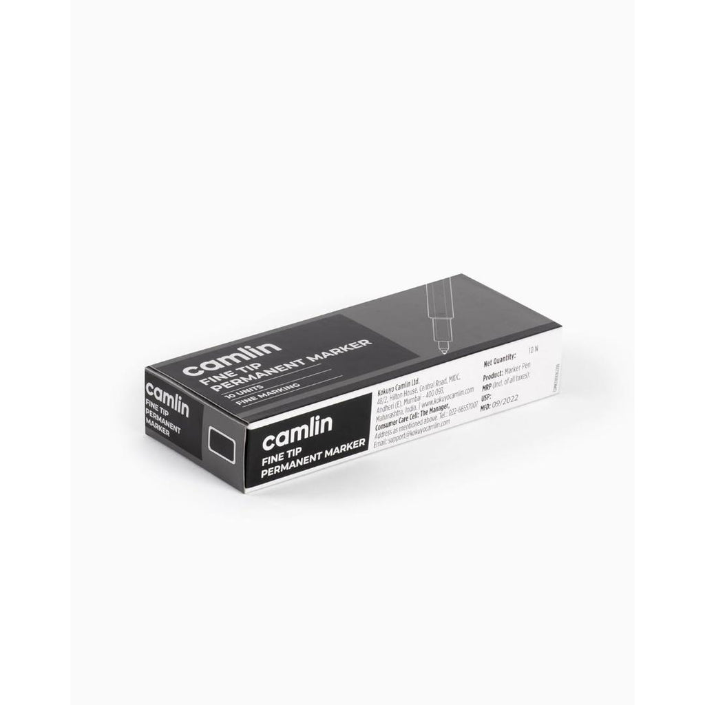 Camlin Kokuyo CD/DVD Marker Pen | Black Permanent Fine Tip