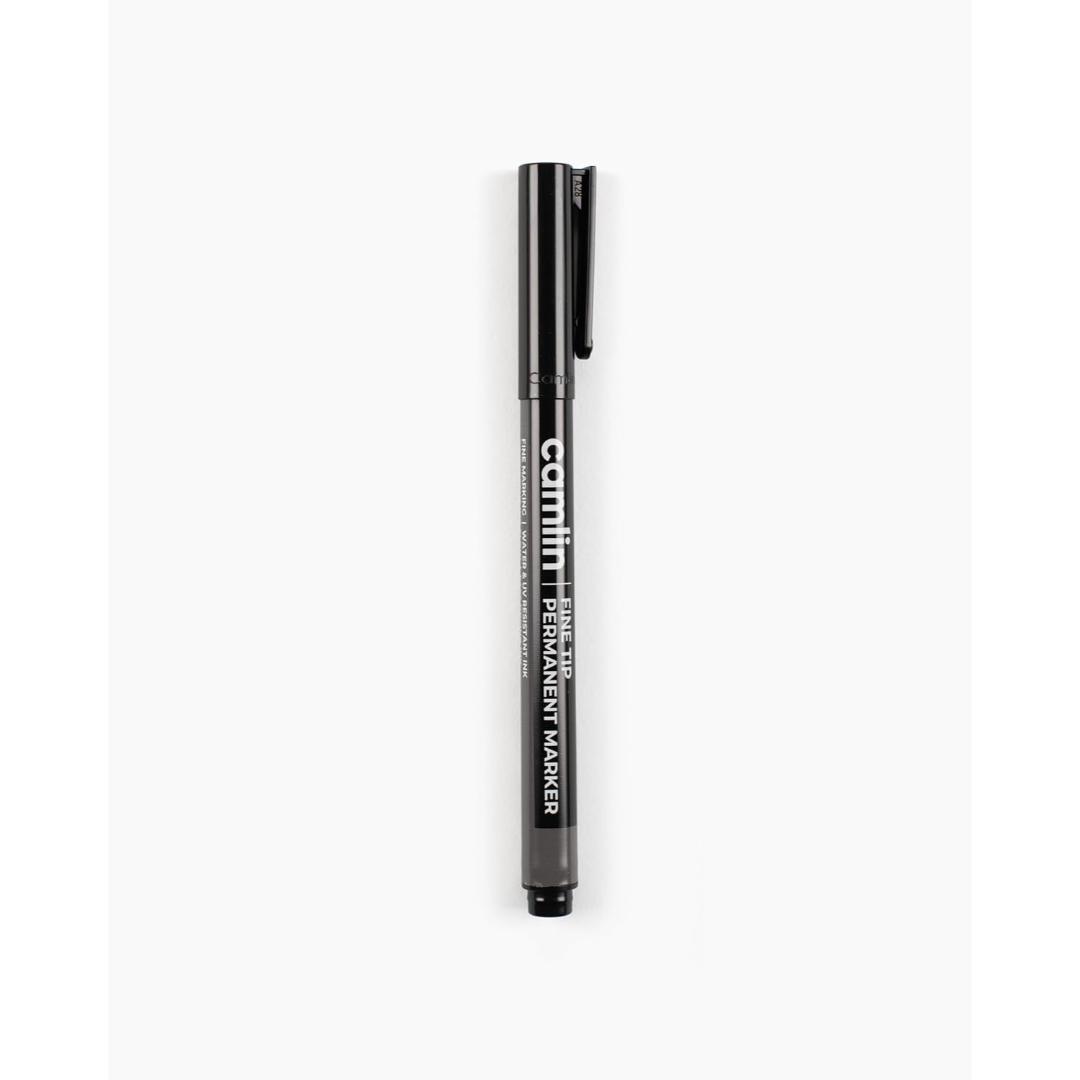 Camlin Kokuyo CD/DVD Marker Pen | Black Permanent Fine Tip
