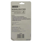 Camlin Highlighter Pens | Chisel Tip | Bright Fluorescent (Pack of 2)